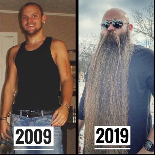 What Happens If You Don't Shave Your Beard For Five Years (14 pics)