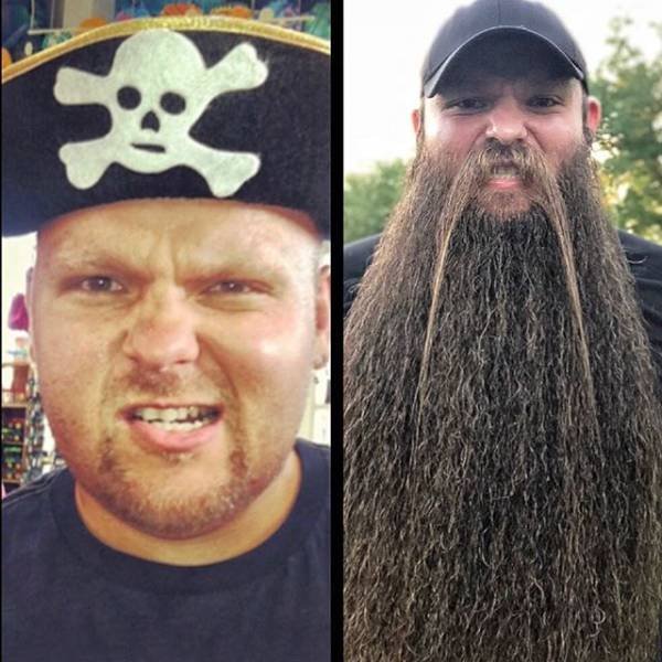 What Happens If You Don't Shave Your Beard For Five Years (14 pics)