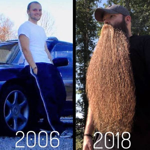 What Happens If You Don't Shave Your Beard For Five Years (14 pics)