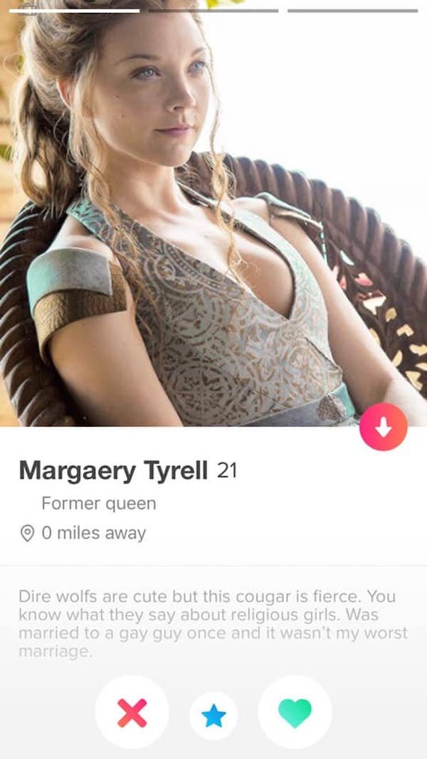 Game of Thrones Tinder Profiles (23 pics)