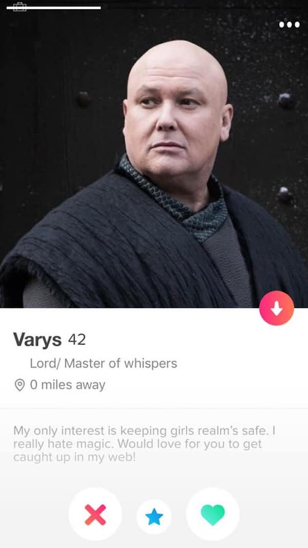 Game of Thrones Tinder Profiles (23 pics)