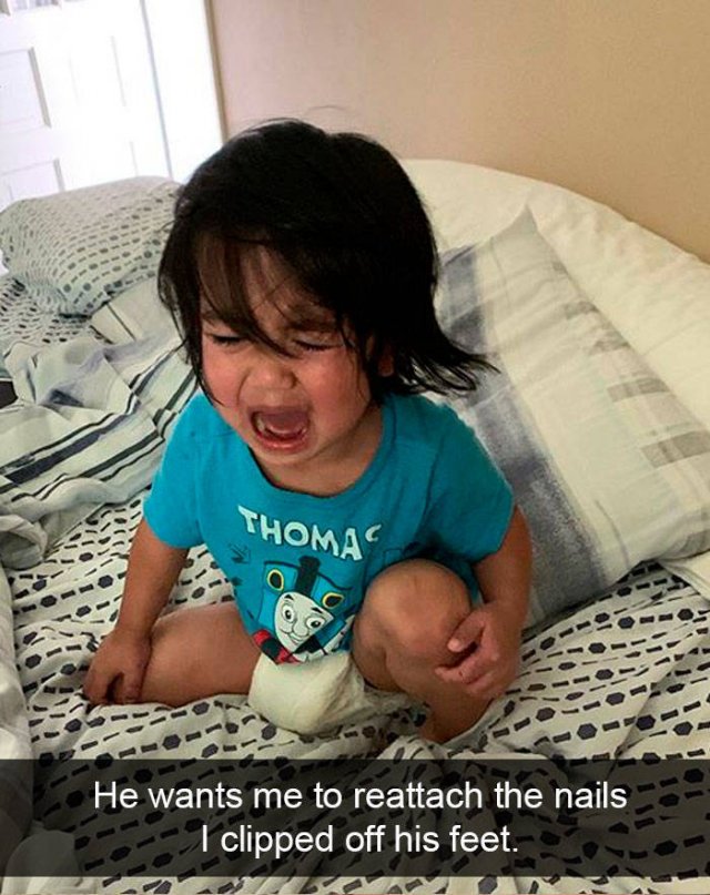 Reasons Why Kids Cry (40 pics)