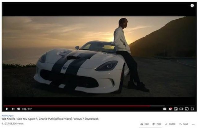 Top 10 Of The Most Viewed Videos On YouTube (10 pics)
