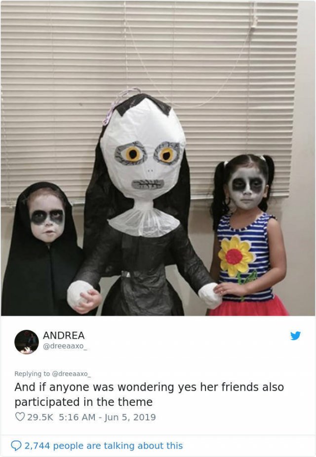 3-Year-Old Picks A Horror Movie As Her Birthday Party Theme (20 pics)