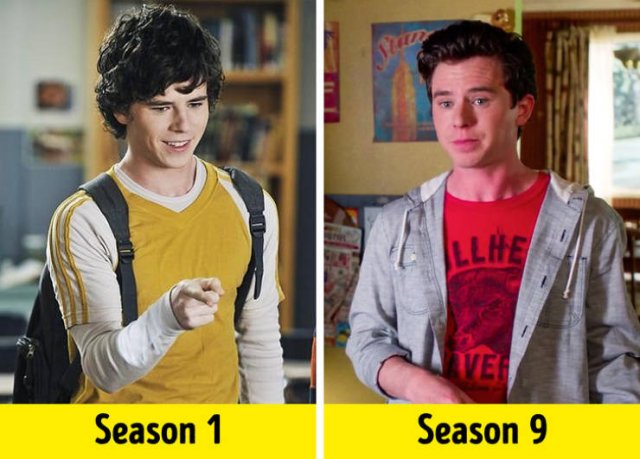 TV Show Actors, First Season Vs. Last Season (26 pics)