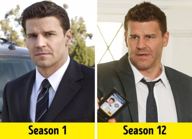 TV Show Actors, First Season Vs. Last Season (26 pics)