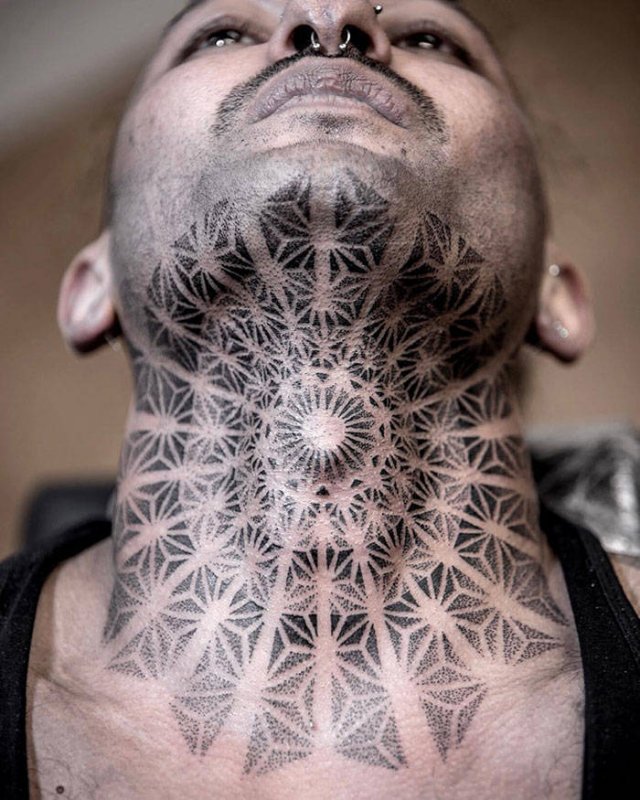 Neck Tattoos (50 pics)