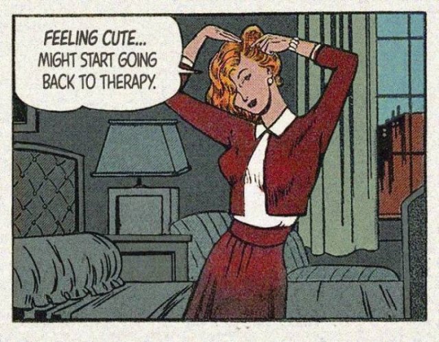 Modern Love Meets Vintage Romantic Comics (30 pics)