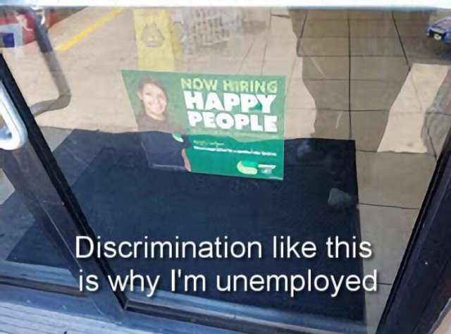 Si empezamos con las discriminaciones, no va a haber manera de encontrar empleo