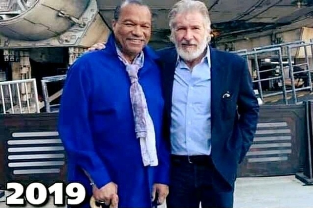 Harrison Ford And Billy Dee Williams 30 Years Later (2 pics)