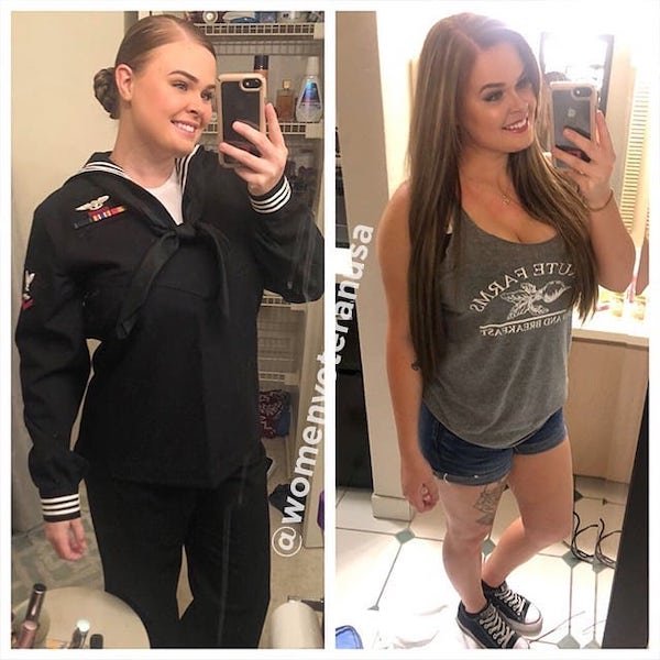Girls With And Without Uniform (26 pics)