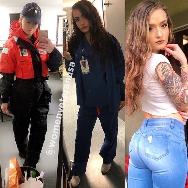 Girls With And Without Uniform (26 pics)