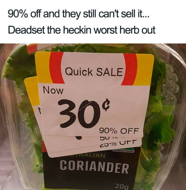 People Hate Coriander (50 pics)