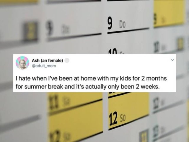 Summer Break Is A Difficult Time For Parents (25 pics)
