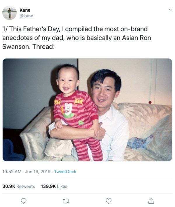 Guy Tells About The Asian Ron Swanson, Who Is Also His Dad (26 pics)