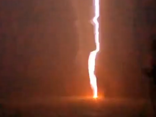 That's One Hell Of A Lightning Bolt