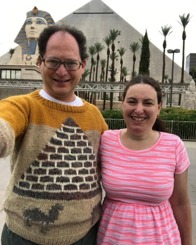 Guy Creates Sweater Copies Of Famous Places And Then Travels There (24 pics)