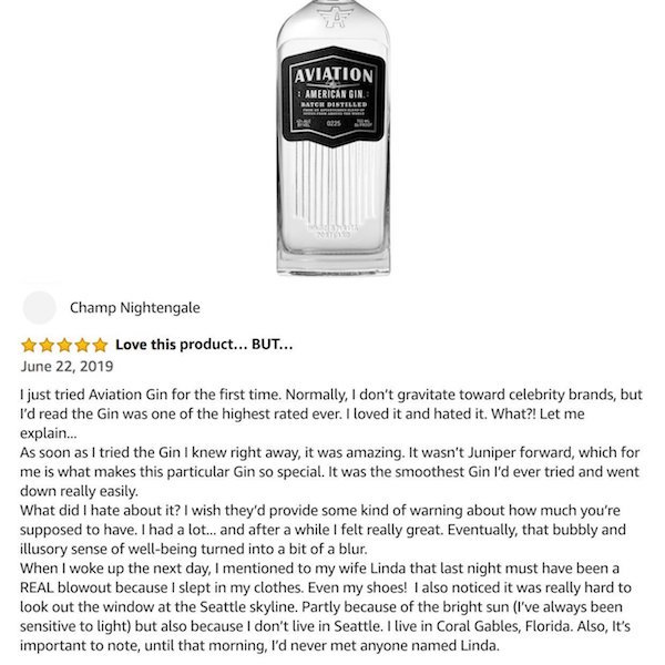 Ryan Reynolds Writes Funny Fake Amazon Review For His Gin (4 pics)