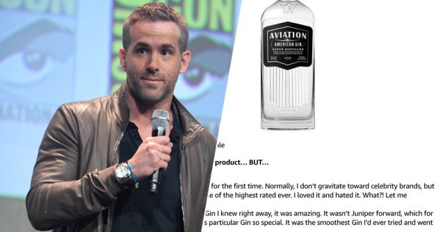 Ryan Reynolds Writes Funny Fake Amazon Review For His Gin (4 pics)