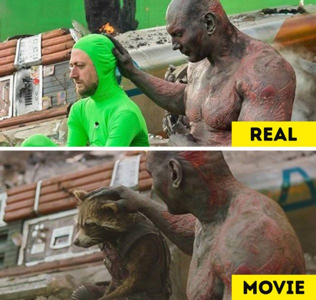 Behind-The-Scenes Photos VS Movie Moments (20 pics)