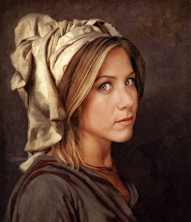 Modern Celebs In Classic Paintings (21 pics)