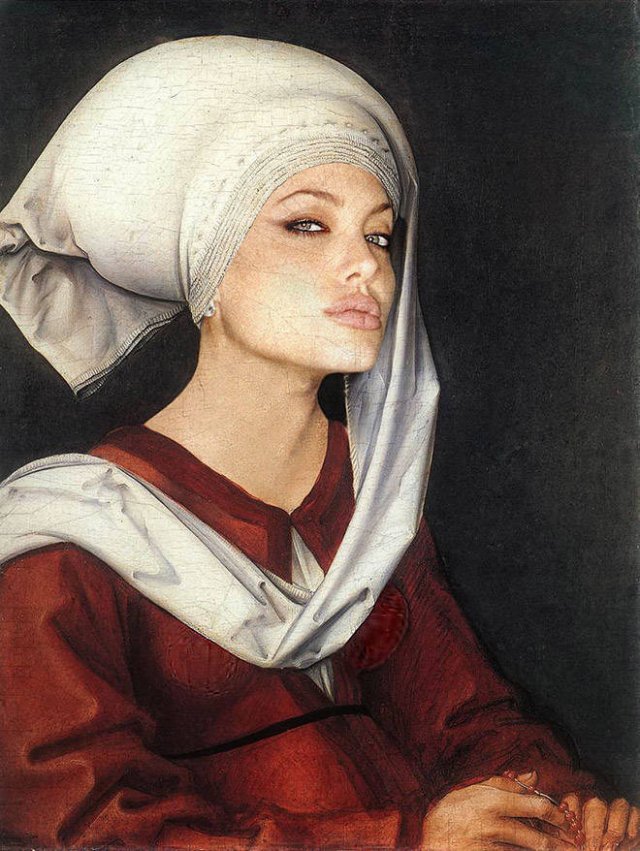 Modern Celebs In Classic Paintings (21 pics)