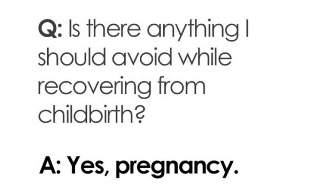 Honest Pregnancy FAQ (10 pics)