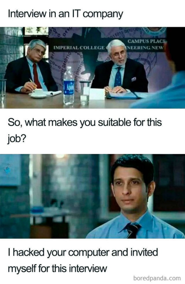 Job Interview Memes (58 pics)