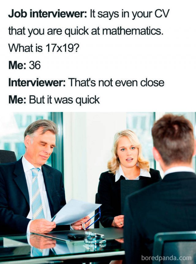 Job Interview Memes (58 pics)