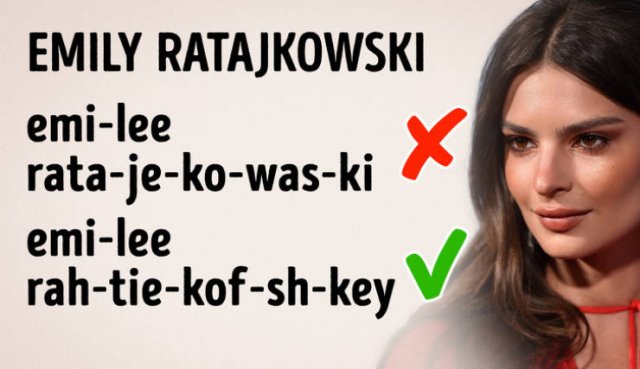 How To Pronounce Celebrity Names (20 pics)