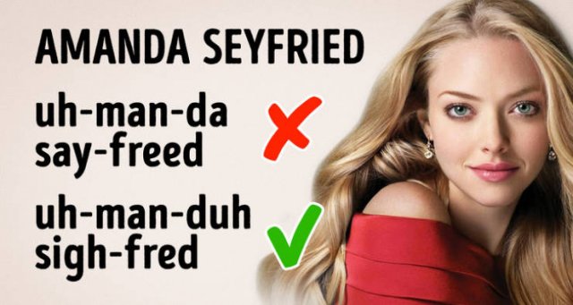 How To Pronounce Celebrity Names (20 pics)