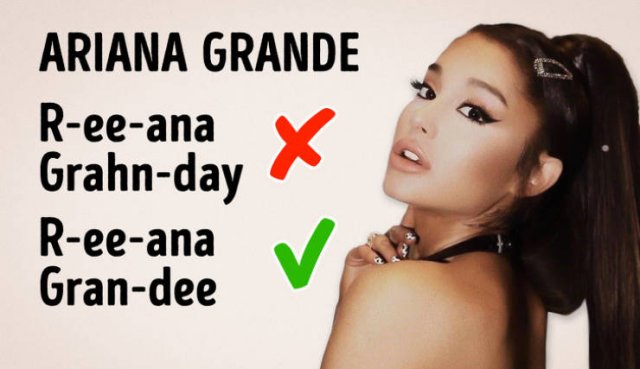 How To Pronounce Celebrity Names (20 pics)