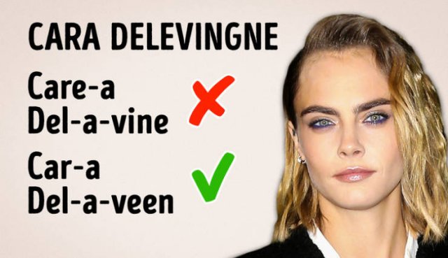 How To Pronounce Celebrity Names (20 pics)
