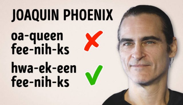 How To Pronounce Celebrity Names (20 pics)
