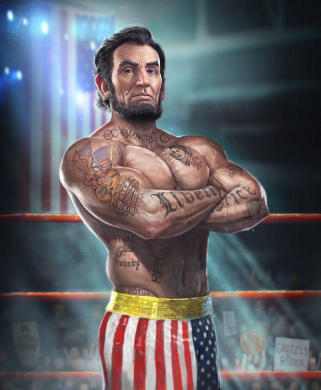 Artist Turns US Presidents Into Action Heroes (21 pics)