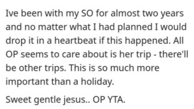 Woman Doesn’t Go To Her Boyfriend’s Mother’s Funeral, Then Asks If She Is An A##hole… (14 pics)