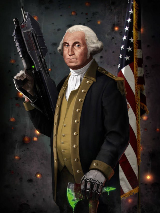 Artist Turns US Presidents Into Action Heroes (21 pics)