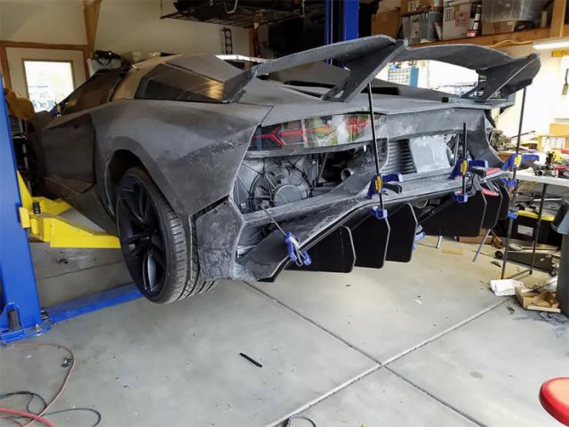 Lamborghini Aventador Made On A 3D-Printer (18 pics)