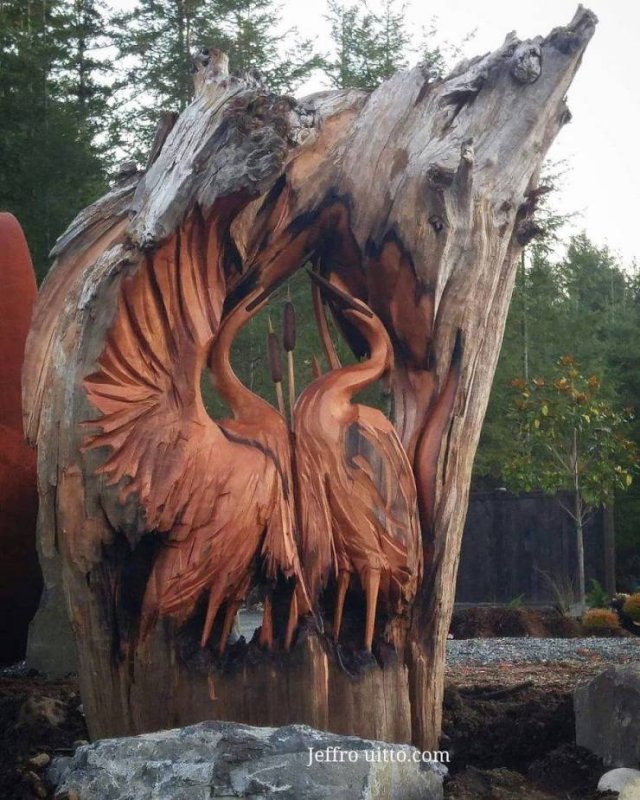 Artist Creates Sculptures Solely Out Of Wood He Finds On Beaches (30 pics)