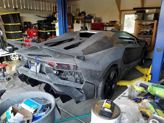 Lamborghini Aventador Made On A 3D-Printer (18 pics)