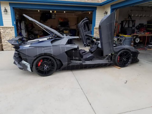 Lamborghini Aventador Made On A 3D-Printer (18 pics)