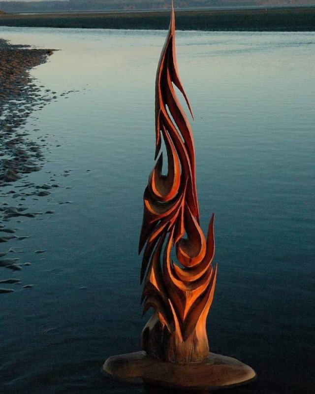 Artist Creates Sculptures Solely Out Of Wood He Finds On Beaches (30 pics)