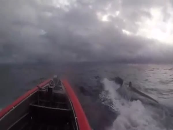 US Coast Guard Boards Drug Smuggling Submarine