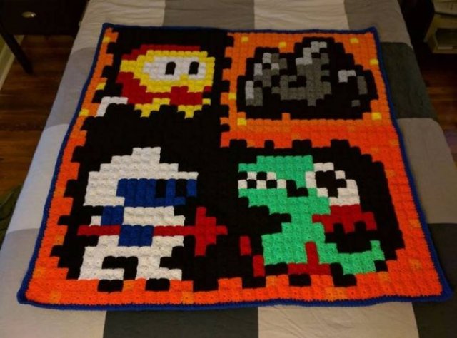 Retro Game Blankets (40 pics)