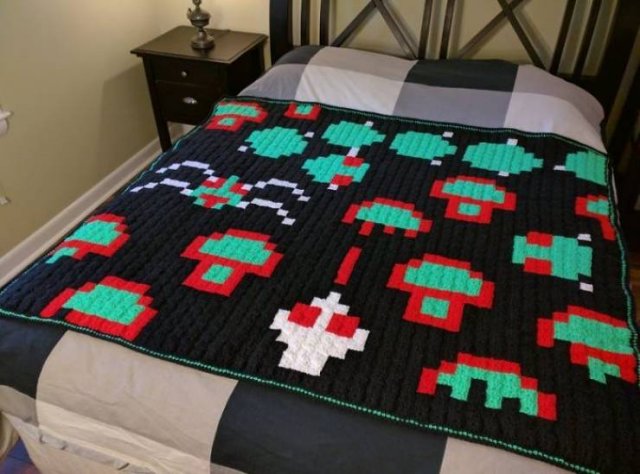 Retro Game Blankets (40 pics)