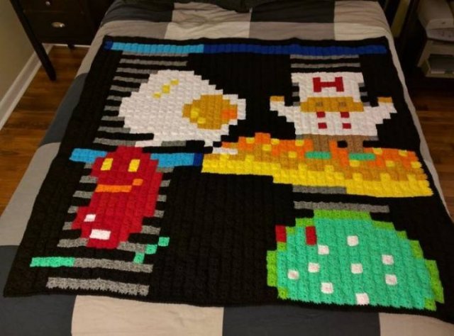 Retro Game Blankets (40 pics)