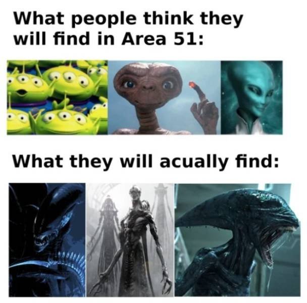 “Area 51” Raid Memes (34 pics)