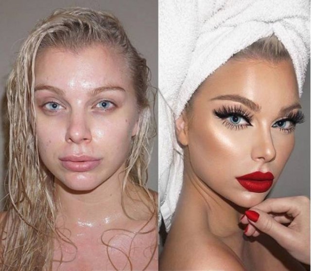 Makeup Can Change A Lot (18 pics)