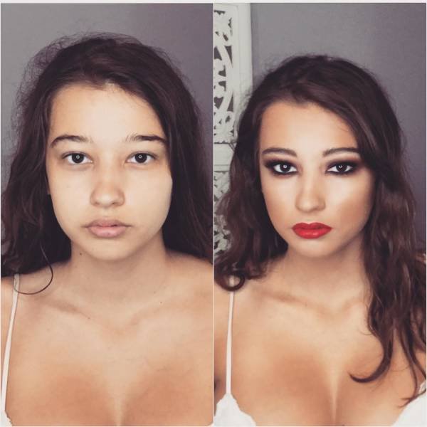 Makeup Can Change A Lot (18 pics)