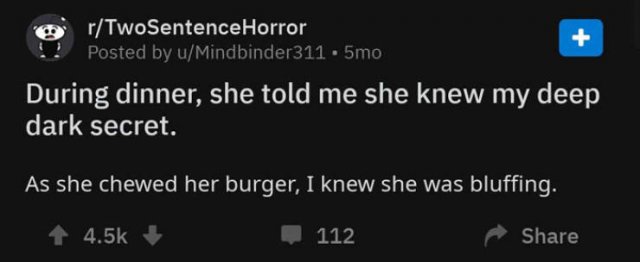 A Horror Story In Two Sentences. And It's Really Creepy (30 pics)